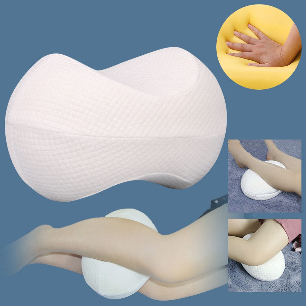 Orthopedic Memory Foam Knee Wedge Pillow Side Sleeper Leg Pad