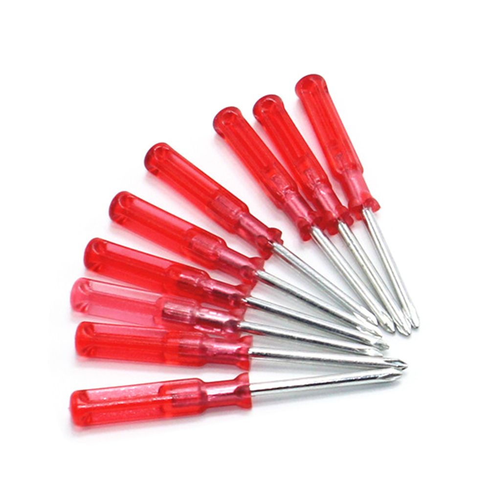 2021 Mini Practical Screwdriver Red Handgrip Phillips Screwdriver ...