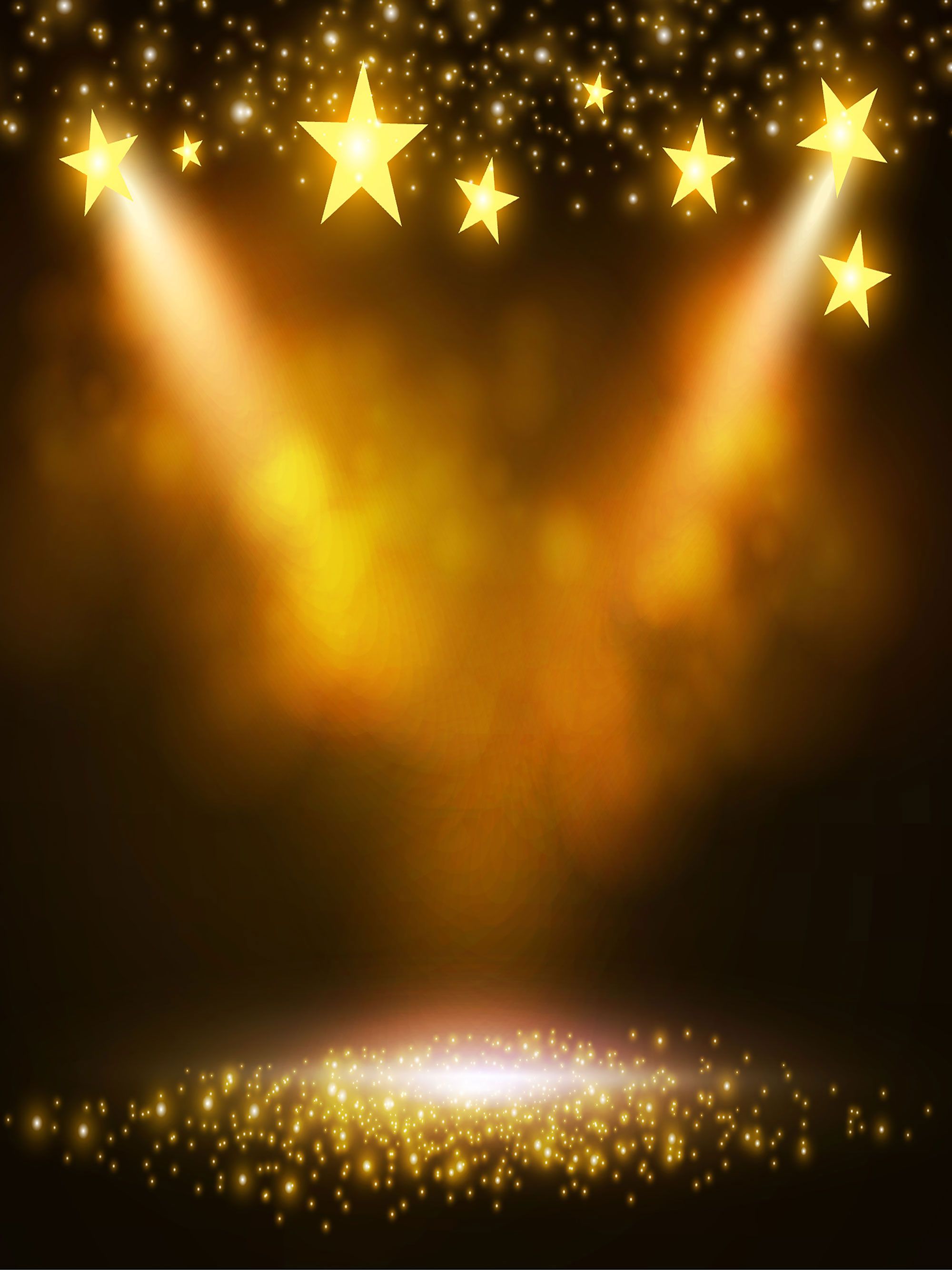 2020 Spotlight Colorful Lights Stars Vinyl Photography Backdrops