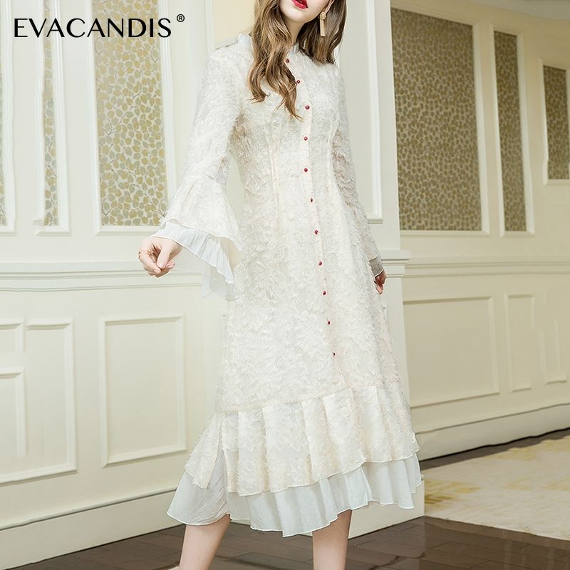 Vintage Ruffle Dress