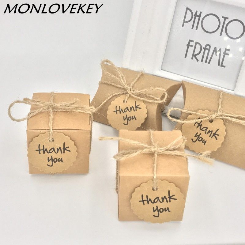 kraft paper pillow square
