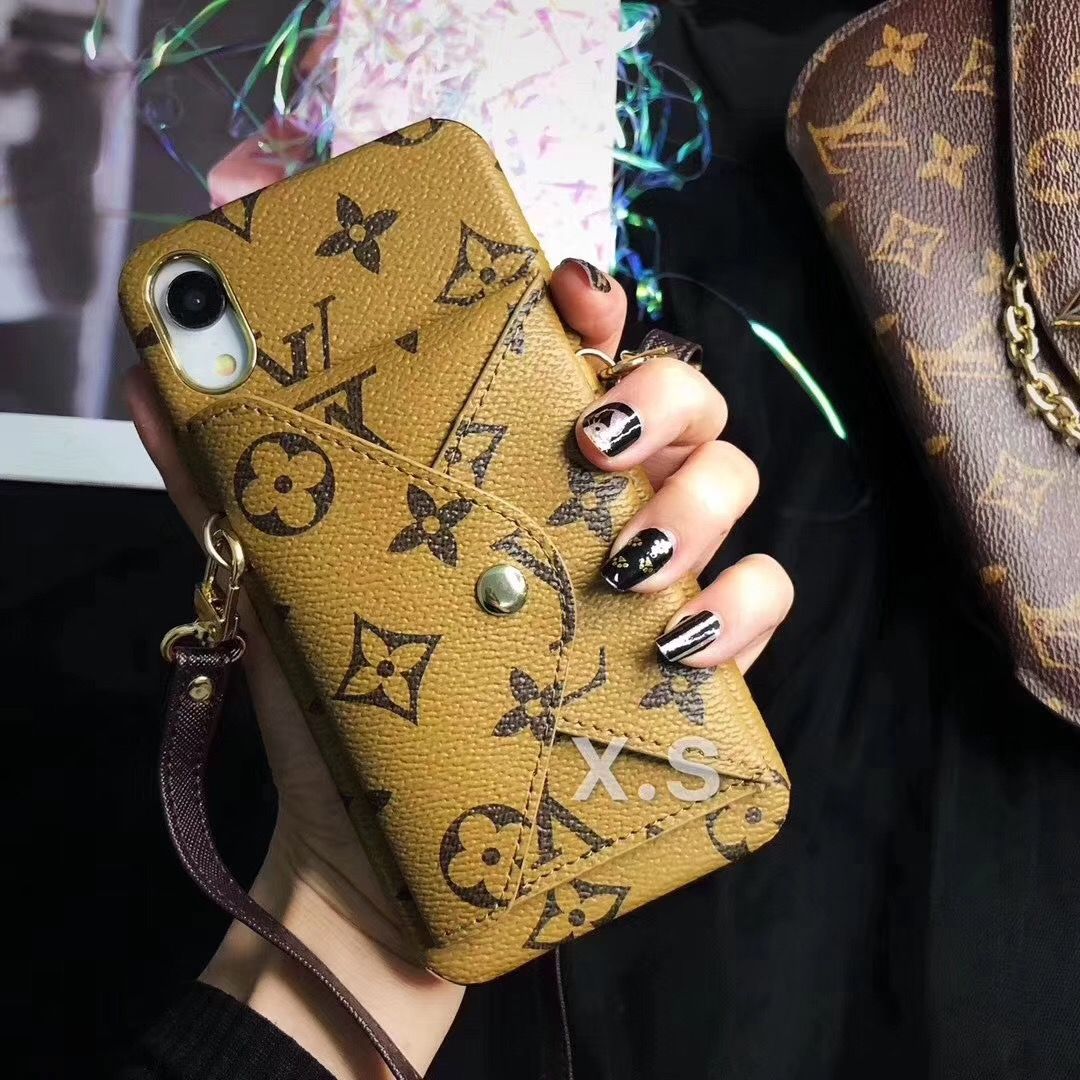 Luxury Designer Wallet Phone Cases For Iphone 11 Pro Case Crossbody Bag