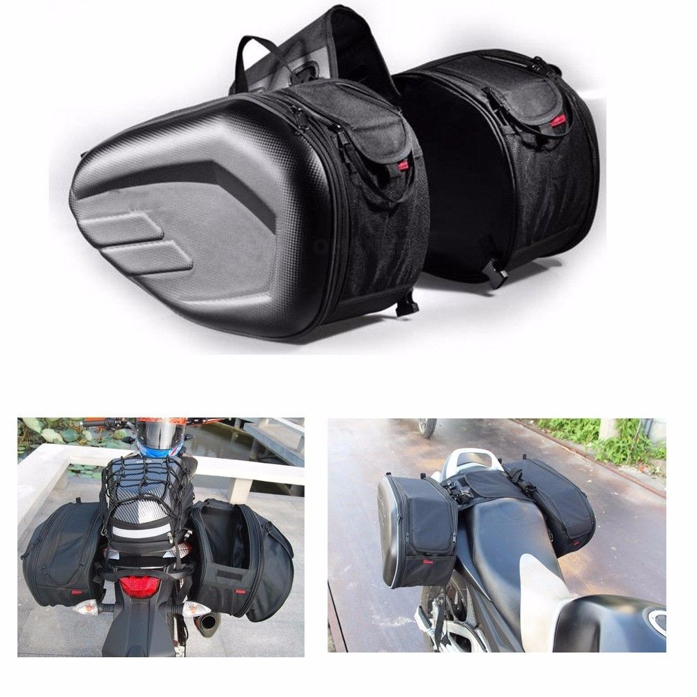 Waterproof Motorcycle Saddle Bag Trunk Side SaddleBag Oxford Fabric