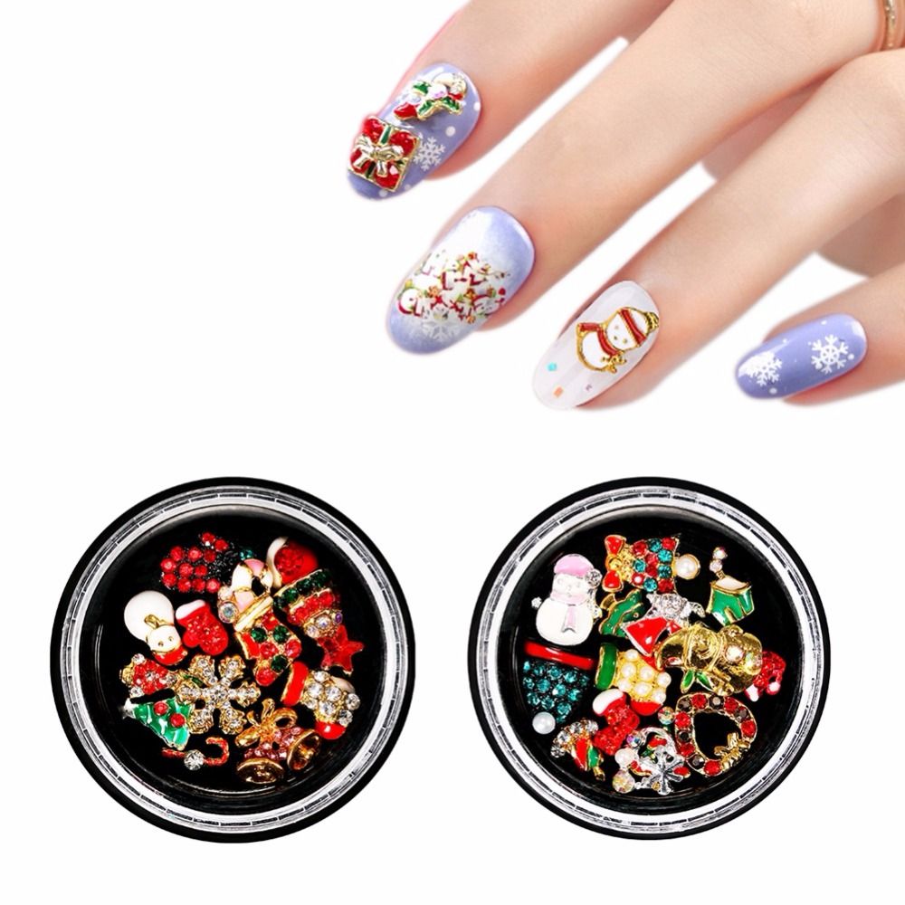 Christmas Alloy Rhinestone 3d Cute Nail Art Rhinestones Diy Manicure Christmas Alloy Rhinestone 3d Cute Nail Art Rhinestones Diy Manicure