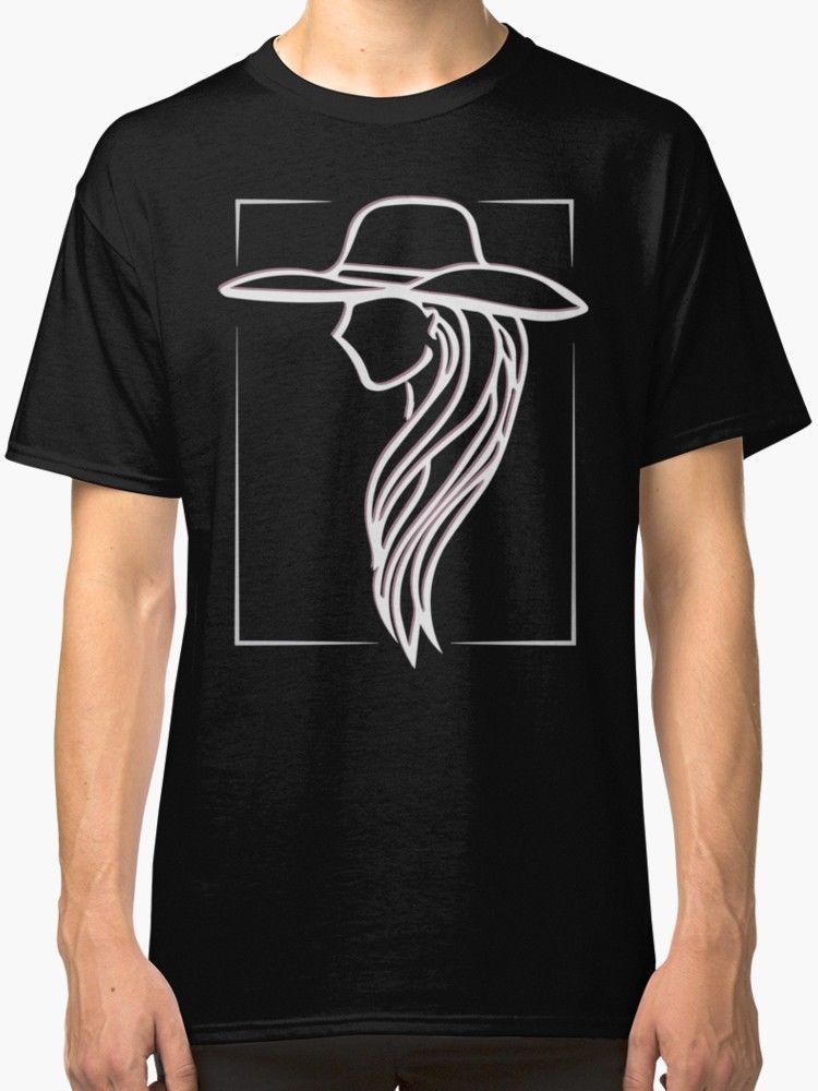 New Joanne Lady Gaga Pink Hat Illustration Mens T Shirt Size S 2xl