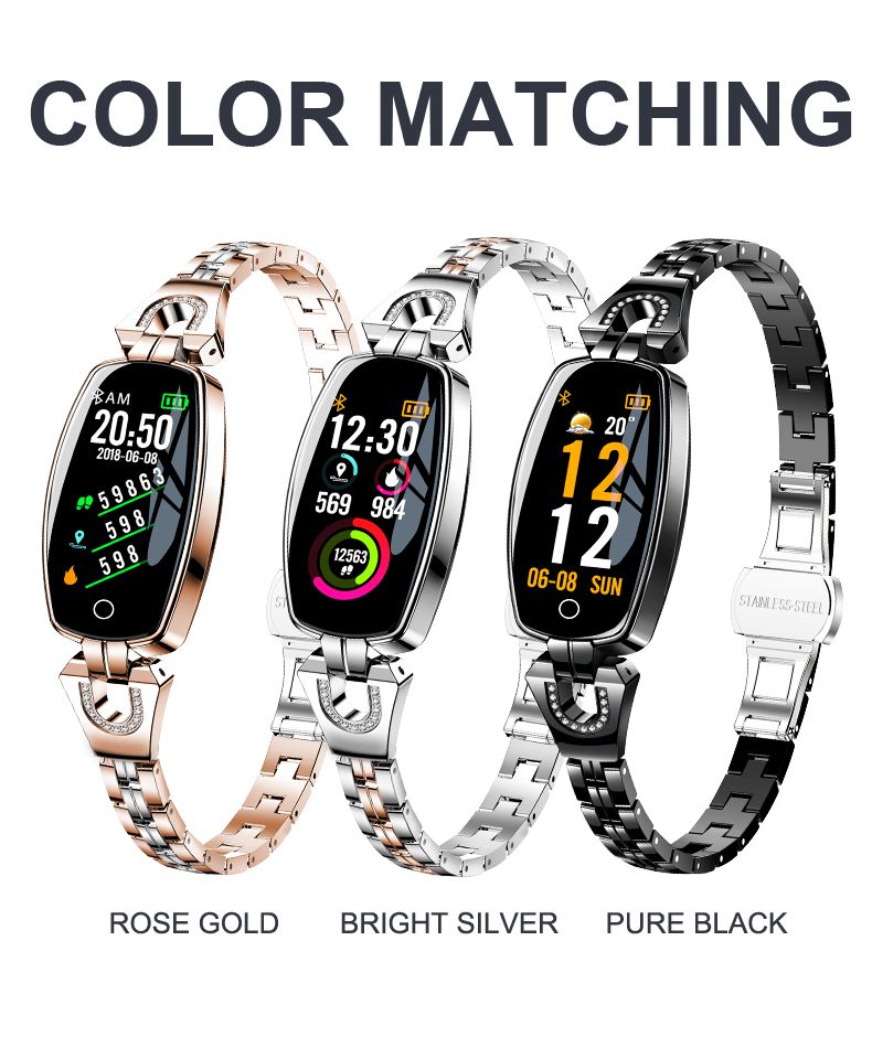 smartwatch fitness & health smart bracelet for women