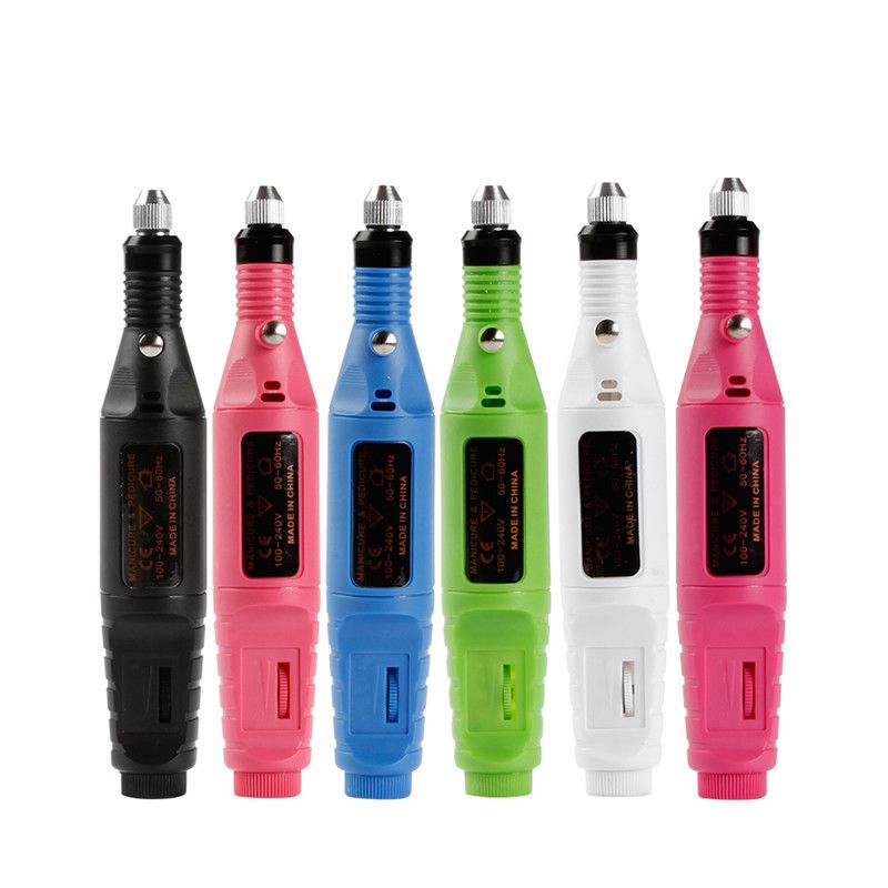 Hot Manicure Machine Electric Nail Drill Bits Set Ceramic Mill Cutter ...