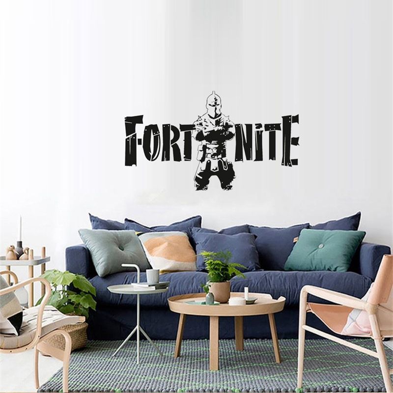 Acheter Fortnite Mur Autocollant Art Pvc Chambre De Bebe Salle De - acheter fortnite mur autocollant art pvc chambre de bebe salle de bain stickers jeu de bande dessinee mur de bagages voiture autocollants mur decor wn658 de