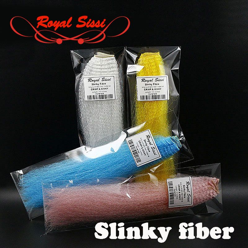 2019 8 Optional Colors Fly Tying Slinky Fiber Kinky Clouser Minnow