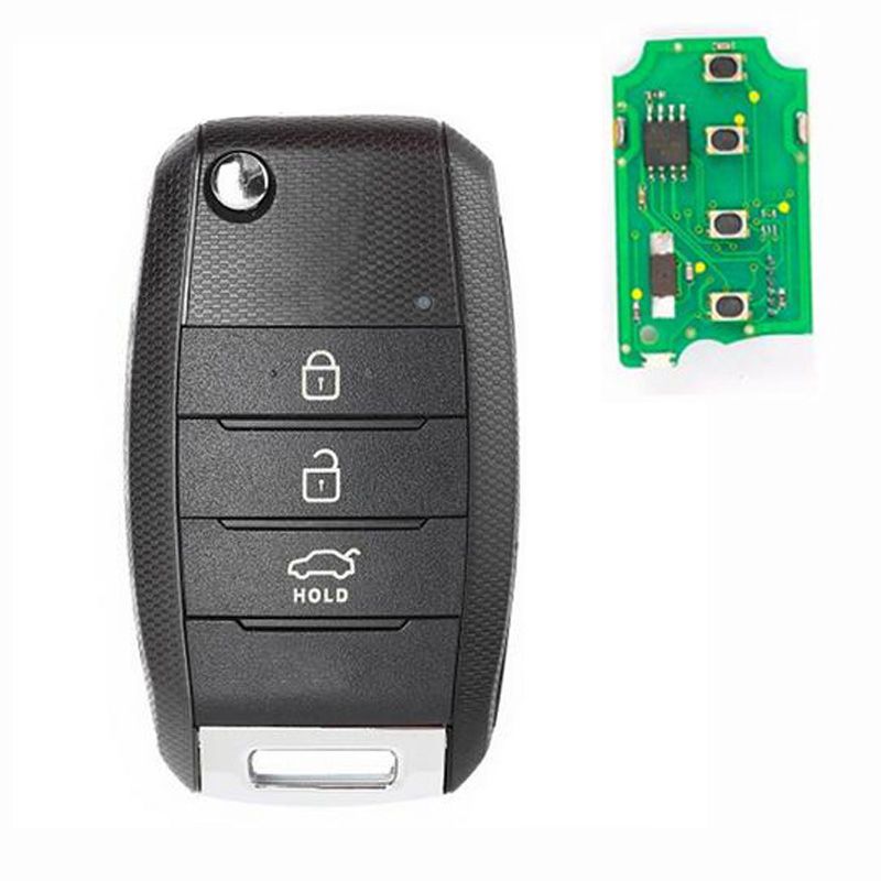 3 Button Remote Car Key Fob For KIA Sportage 2016 2017 434MHz ID60 6F