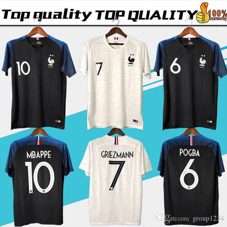 2019 2018 MBAPPE Maillot De Foot POGBA Soccer Jersey ...