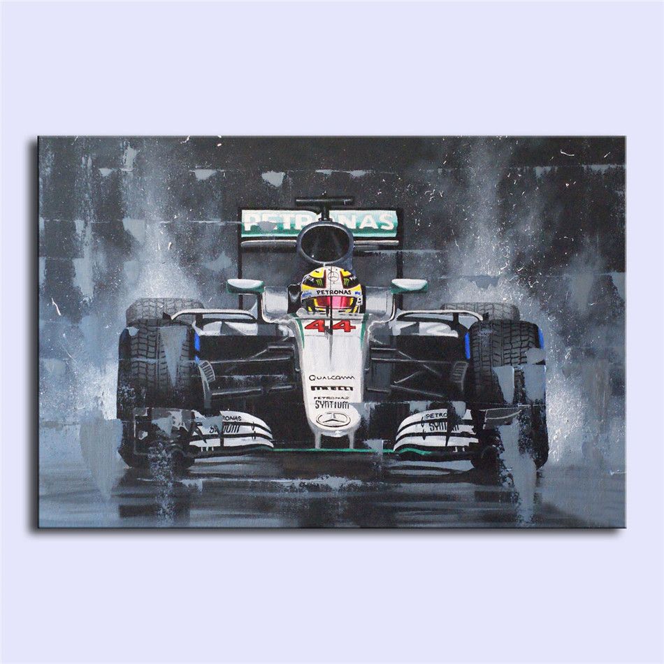 Lewis Hamilton Hd Canvas Print Home Decor Art Painting Unframed Framed