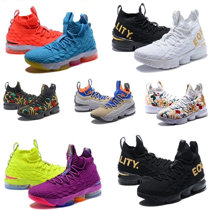 2019 Cheap Ashes Ghost Lebron 15 Basketball Shoes Lebrons Shoes Sneakers 15s Mens James Sports ...