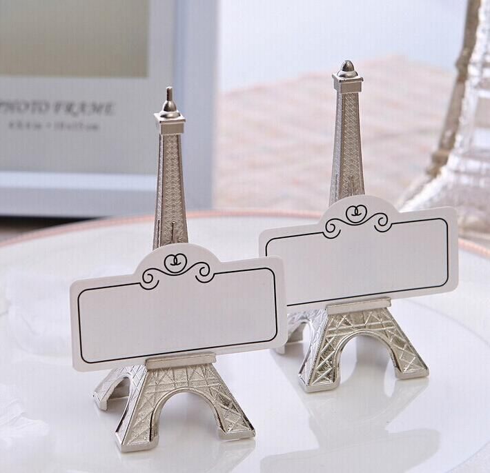 Eiffel Tower Place Card Photo Design Holders Holder Wedding