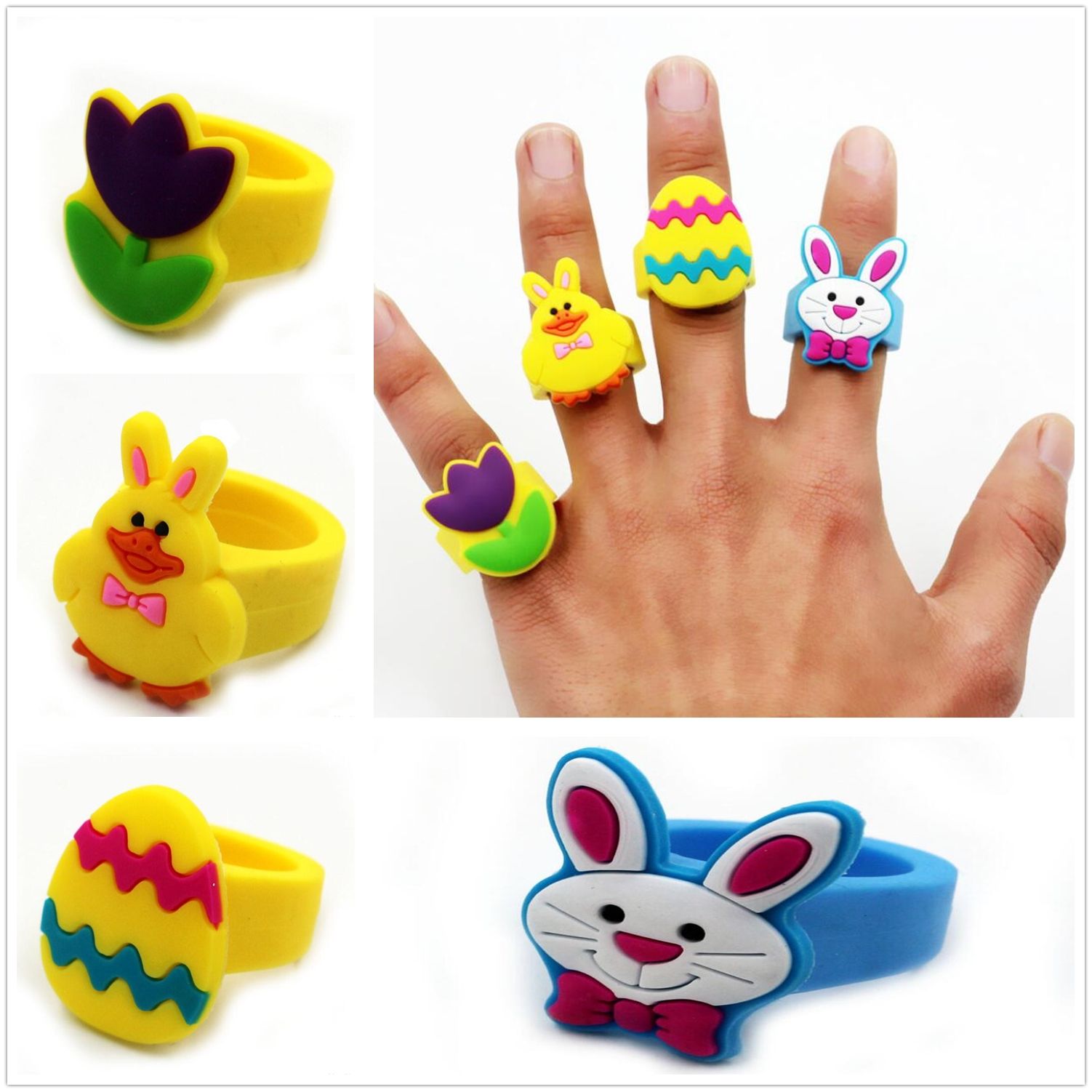 lovey dogs cats lover cartoon unisex ring finger rings adjust size new