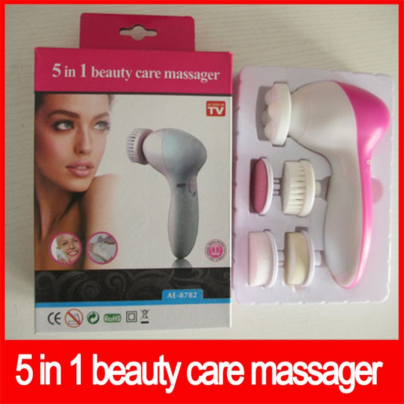 Multifunction Electric Face Scrubbers 5 in 1 Beauty Care Massager Spa