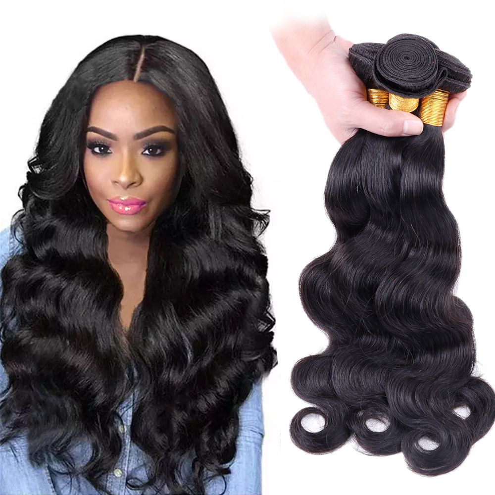 Pamina 8a Virgin Body Wave Brazilian Hair Weave Bundles 100 Human