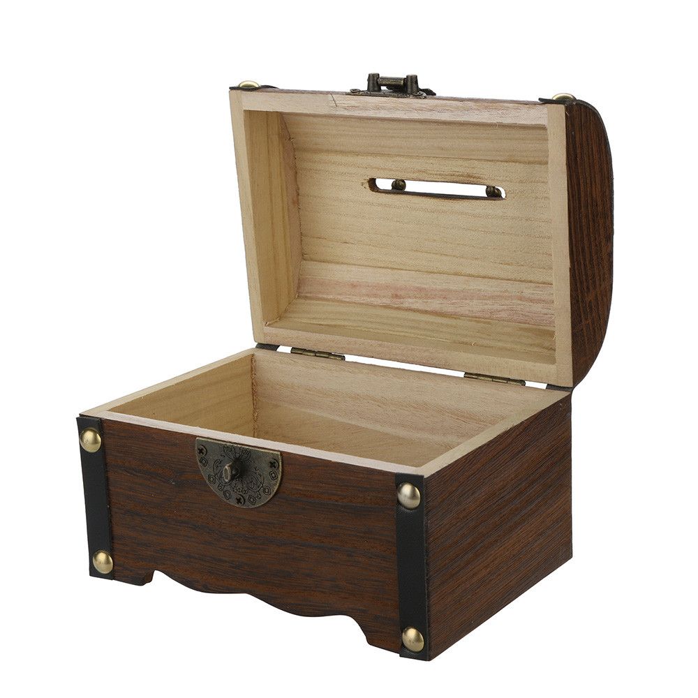 2021 Wholesale Design Hot Sale Wooden Safe Box Jewelry Collect Box With