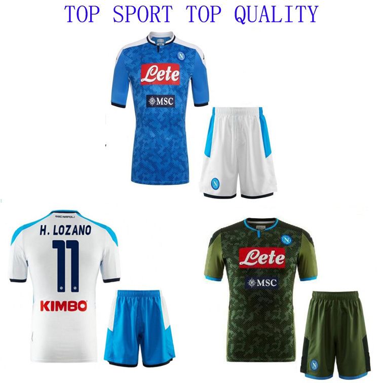 2021 19 20 Napoli Soccer Jerseys Shorts Home Away 3RD ...