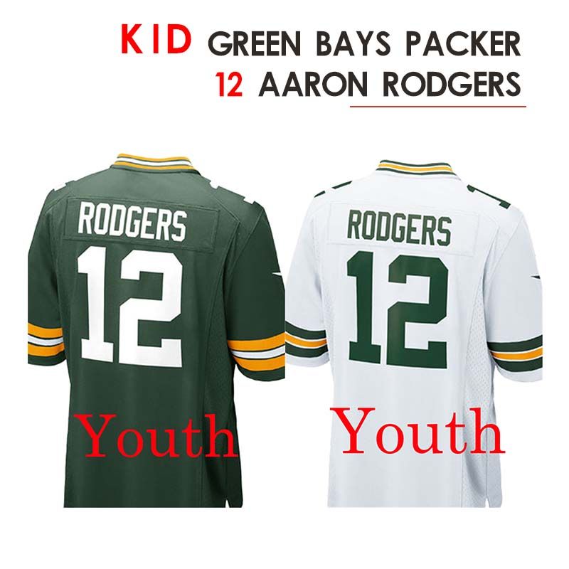 aaron rodgers jersey for kids