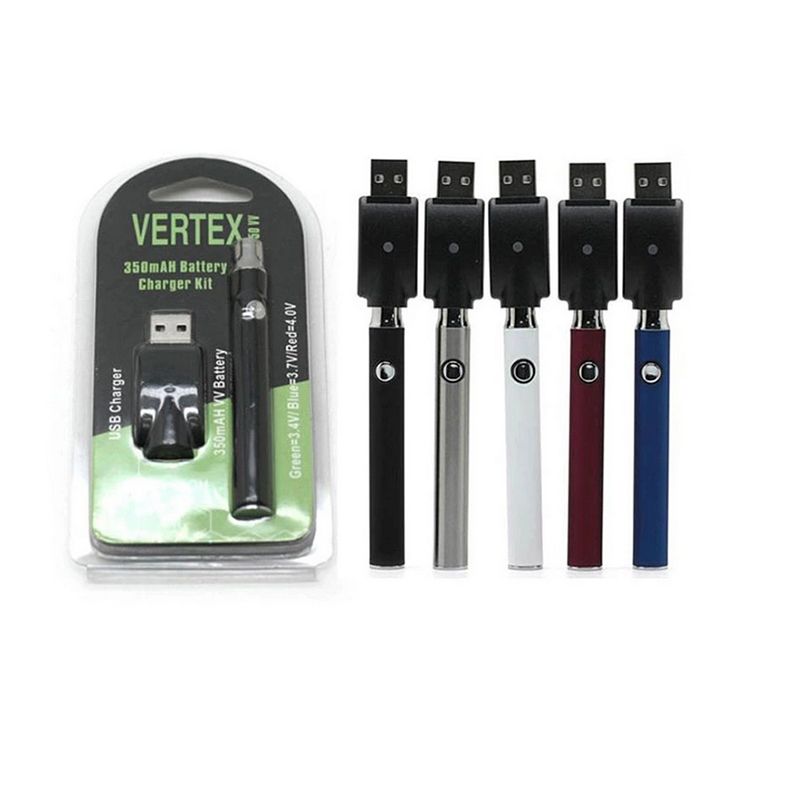 Vertex 350mah Battery 510 Thread Vape Pen Charger Kit 2019 Factory