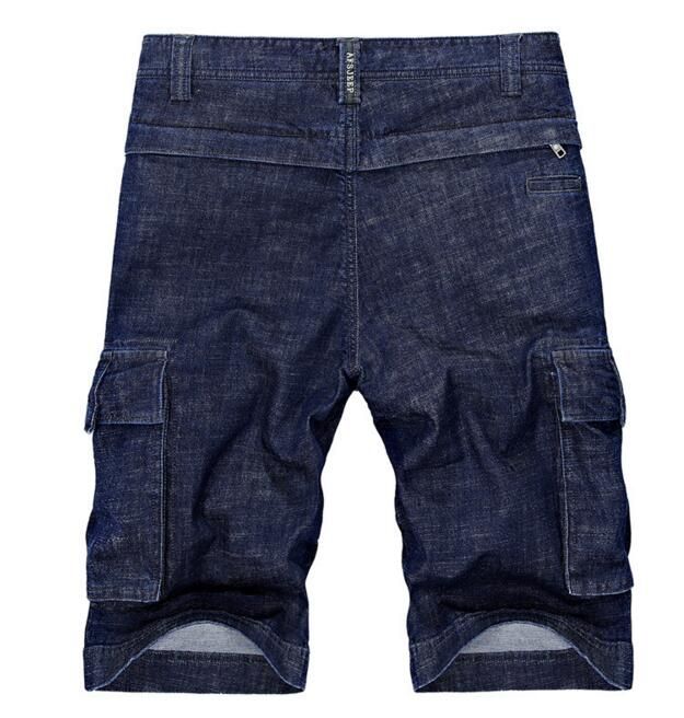 New Fashion Summer Jeans Short Pants Men Denim Cargo Shorts with Multi ...