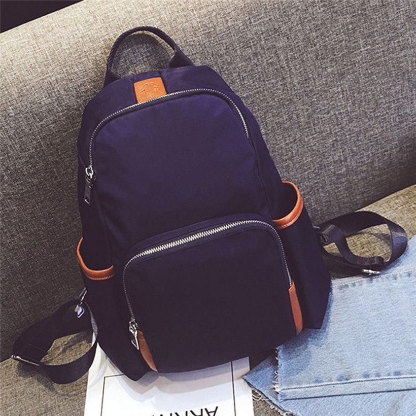 Color : Brown, Size : 22cm25cm11cm Haoyushangmao Girls Multi-Purpose Backpack for Everyday Travel//Outdoor//Travel//School//Work//Fashion//Leisure PU Leather Five Colors Double-Sided Main Bag.