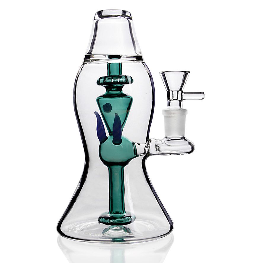 2020 Lava Lamp Beaker Bong 6.7 Inchs Glass Bongs 14mm Female Joint Oil