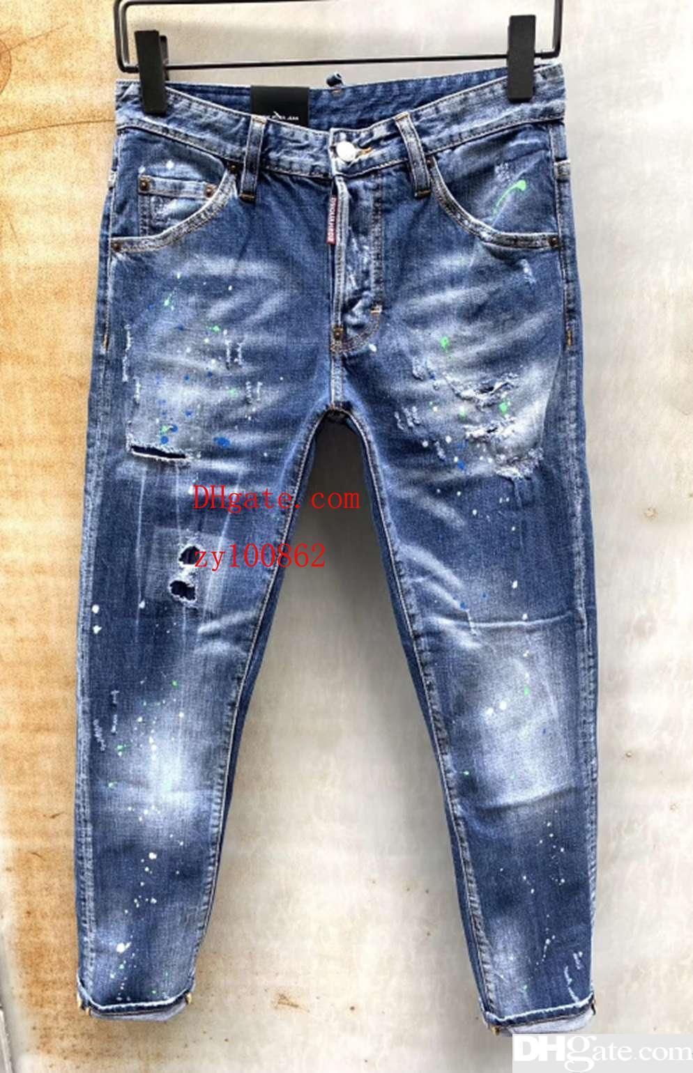 2020 European Standing Men S Jeans, Men S Jeans, A Pair Of Skinny Jans