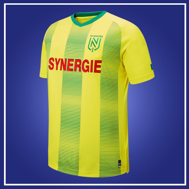 2019 Ligue 1 FC Nantes 2019 2020 Home Soccer Jersey 2019 ...