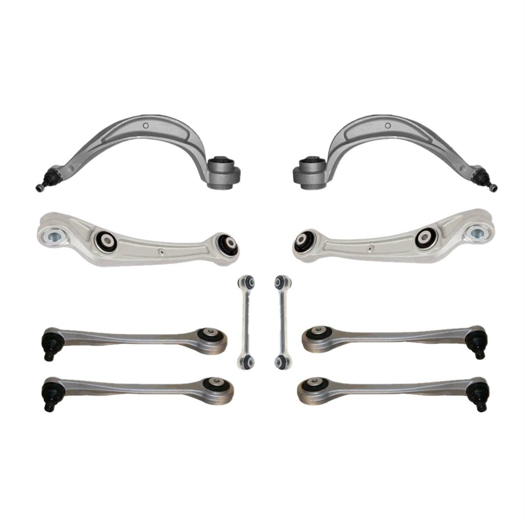 2020 Brand New Front Lower & Upper Control Arms Kit Fits For Audi A4 A5