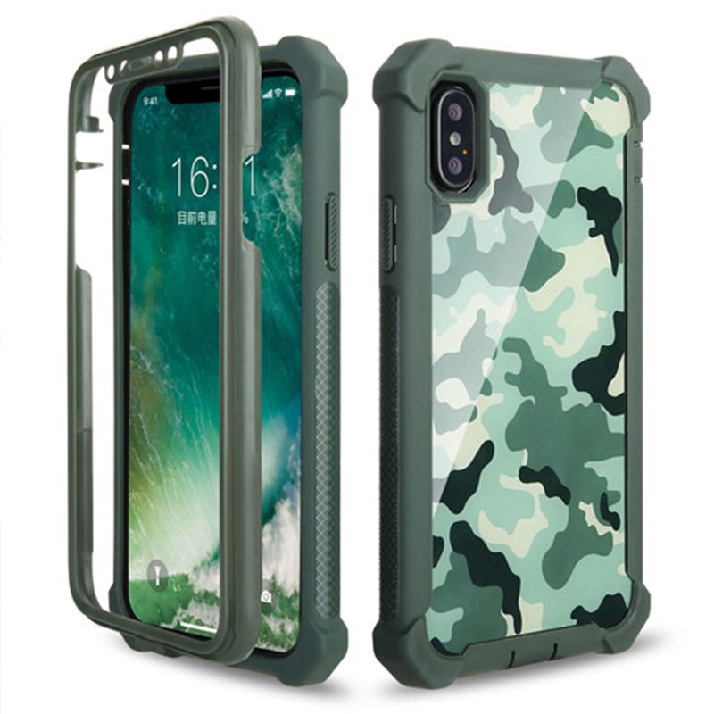 Shockproof Armor Camo Phone Case For IPhone Xs XsMax Xr X 6 6S 7 8 Plus Camouflage Case Cheap