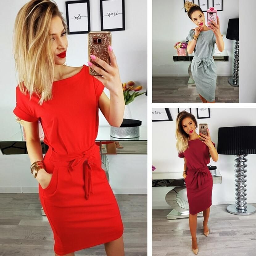 Short Pleated Dresses