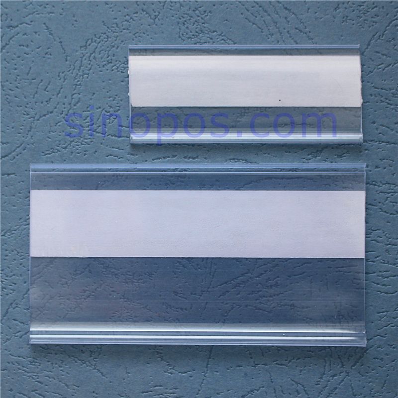 2021 Self Adhesive Data Strip Label Holder, Tray Rack Shelf Edge Display Clear Scanner Rail