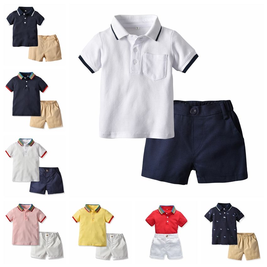 2019 Boy Designer Clothing Set Summer Baby Boys Clothes Suit Shorts