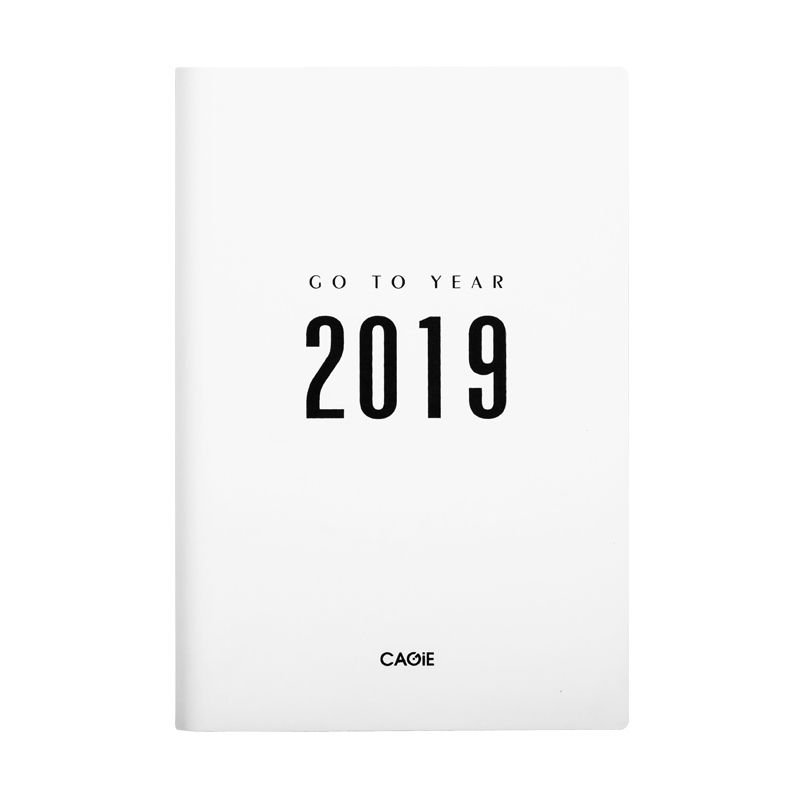 cagie filofax a5 notebook 2019 week planner pu leather cute efficiency daily monthly planner school schedule book 1902 daily monthly planners