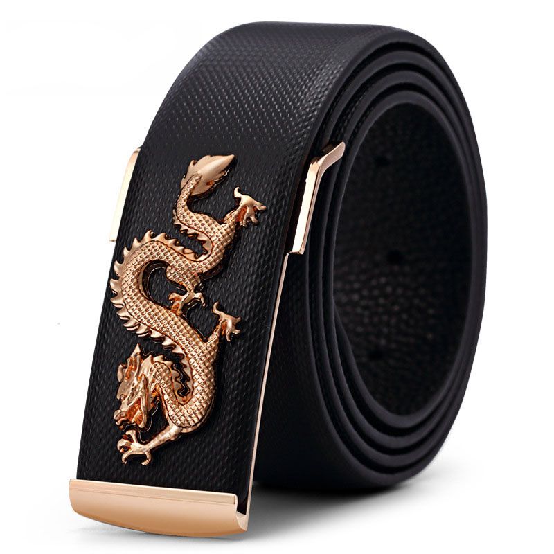 High Quality Chinese Dragon Luxury Belts New Fashion Mens Business