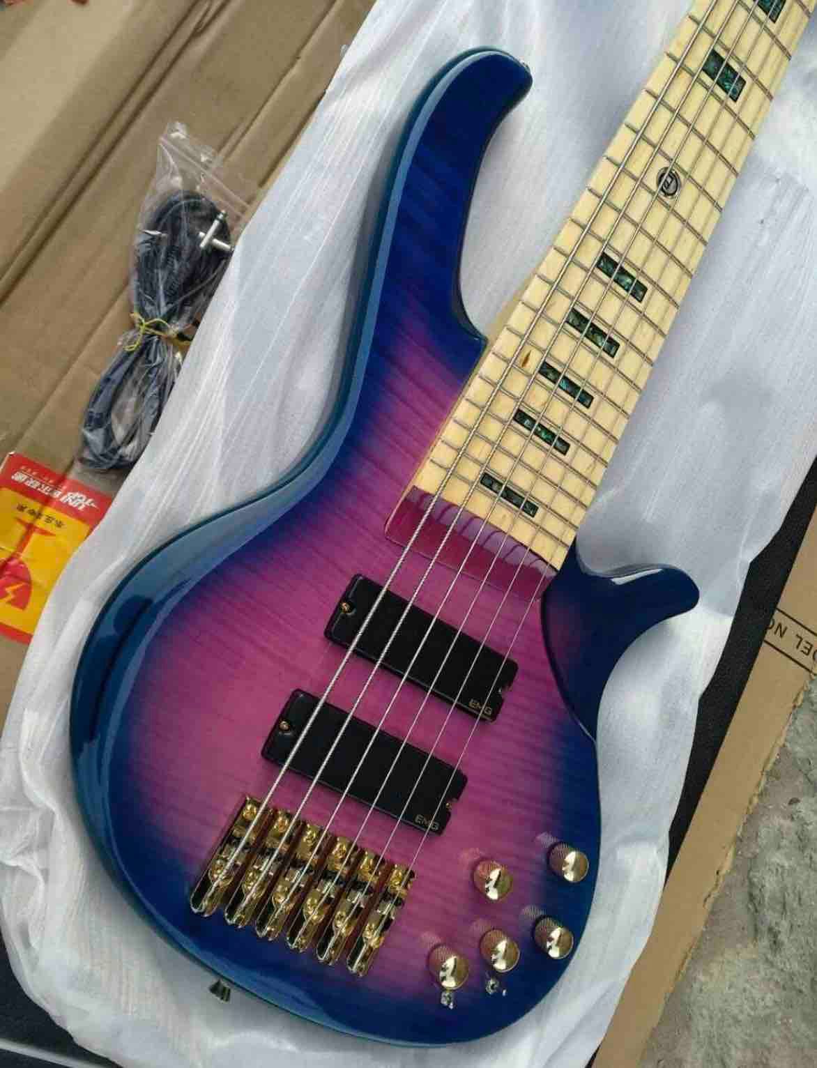 Custom Made Deliver Bass Guitar With Gold Hardware Low Price Bass