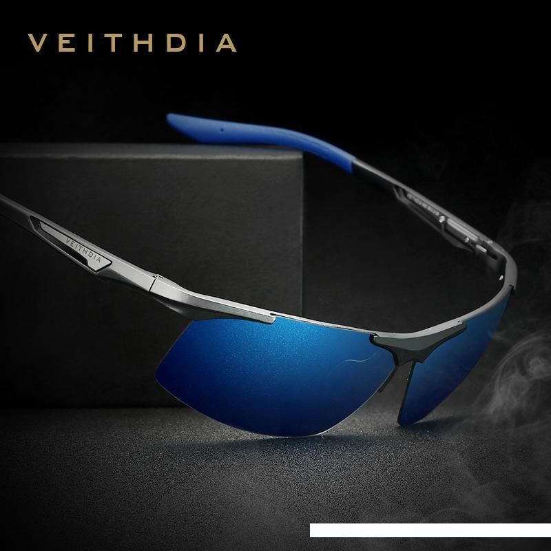 Aluminum Magnesium Sunglasses Polarized Coating Mirror Glasses Eyewear Accessories For Men Golden