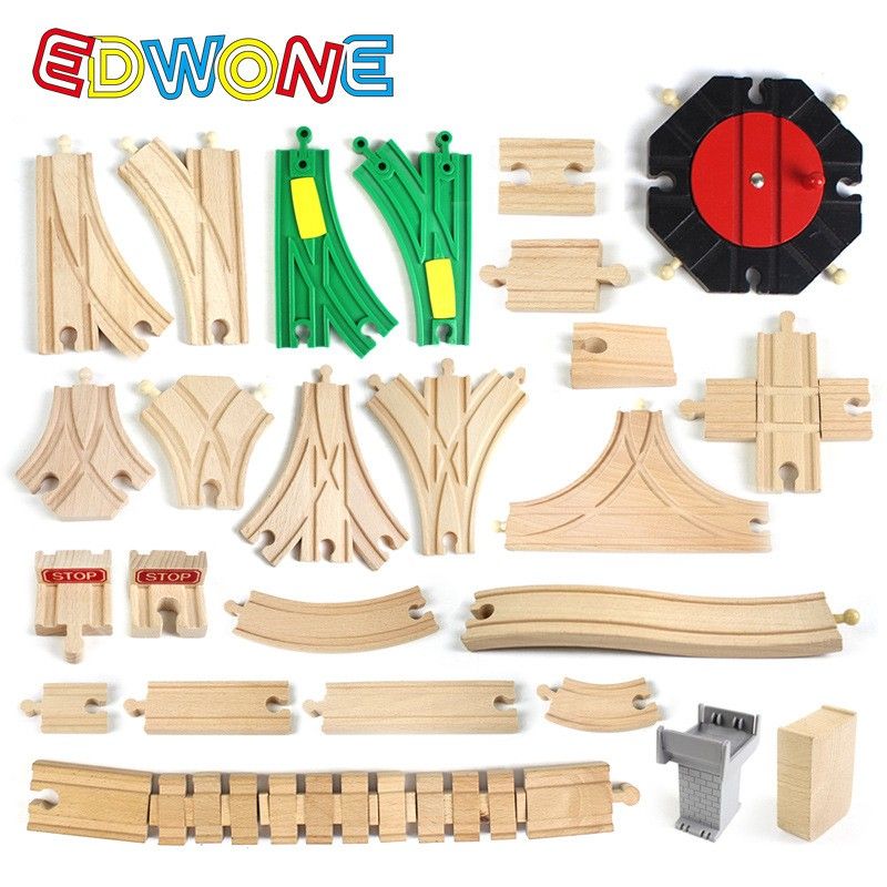 2019 Edwone Thomas Wooden Train Track Railway Accessories All Kinds 2019 Edwone Thomas Wooden Train Track Railway Accessories All Kinds Of Wood Variety Component Educational Toys From Beimei20180705