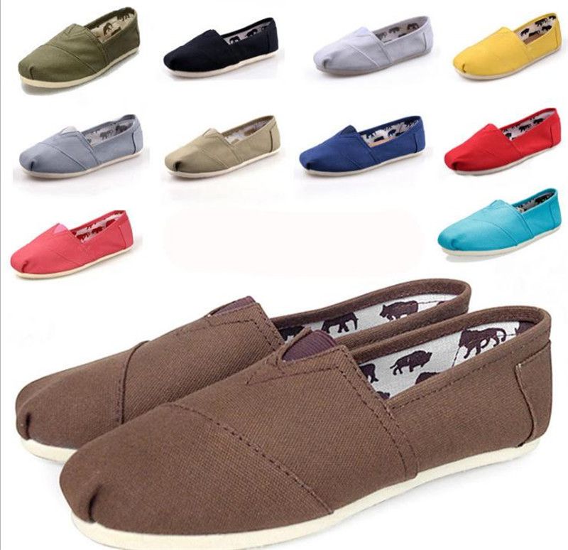 Tope Casual De Con Zapatos Rayas A TomasColor Para CasualClásicos Lona Los Liso Yyfgb67