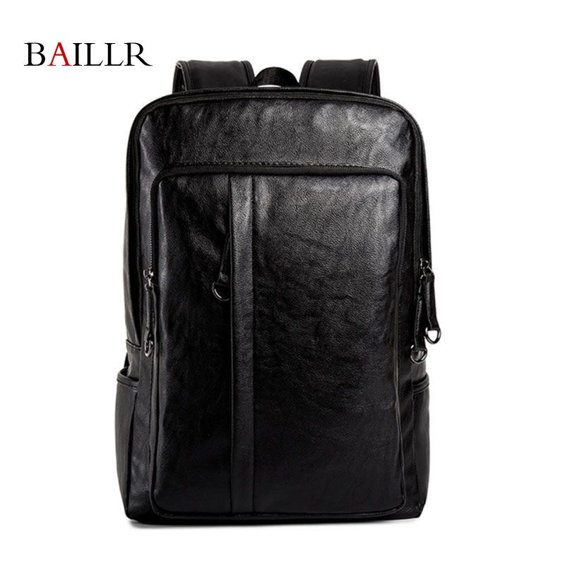 mens leather computer backpack