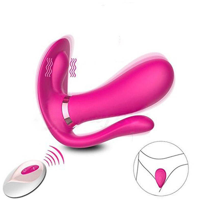 Female Wearable Butterfly Vibrator With Wireless Remote Control G Spot Clitoral Stimulator