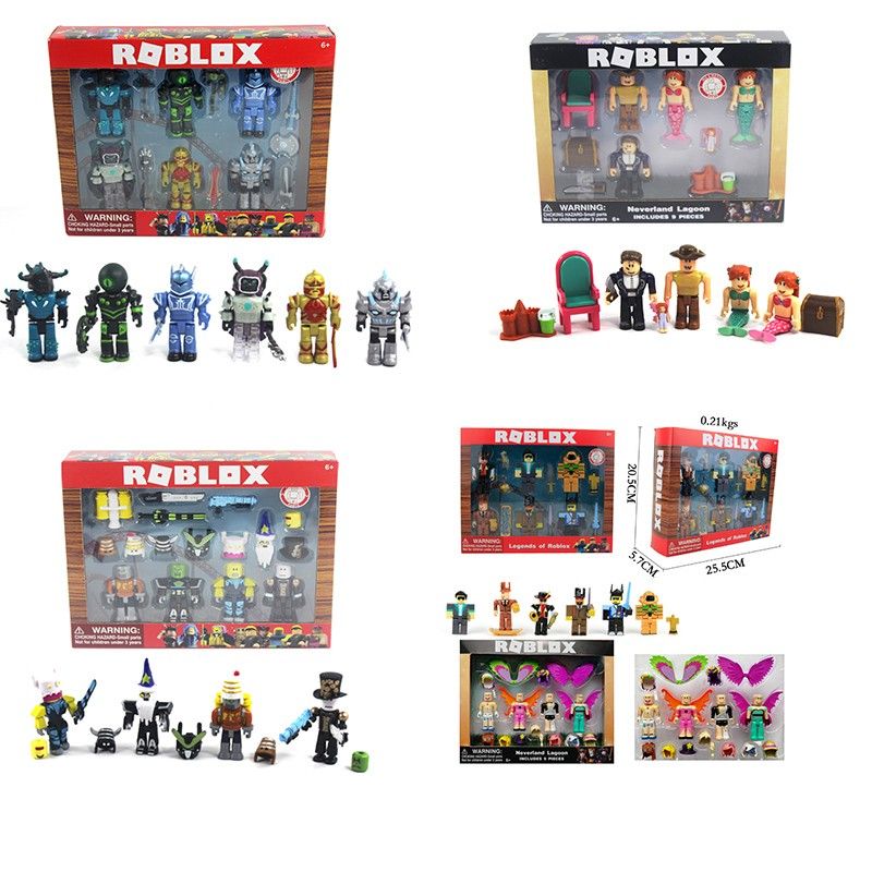 2018 7cm Pvc Juguete Anime Figurines Roblox Game Characters Figure Toys Children Birthday Gift Cartoon Collection Ornaments Toys - 