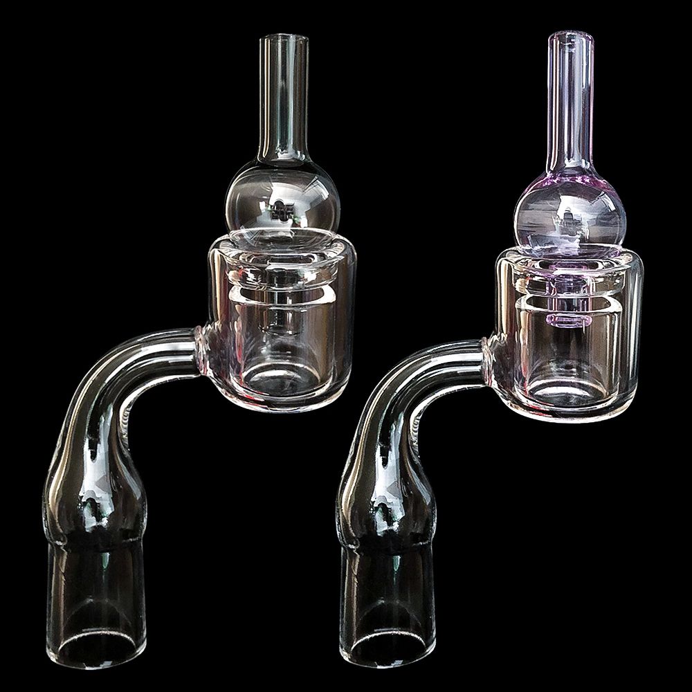 2019 XXL Quartz Thermal Banger With Carb Cap 10mm 14mm 18mm Double Tube