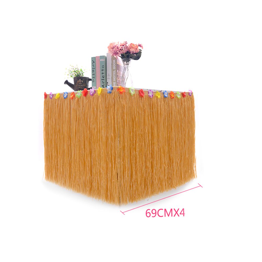 saia de mesa havaiana de plastico