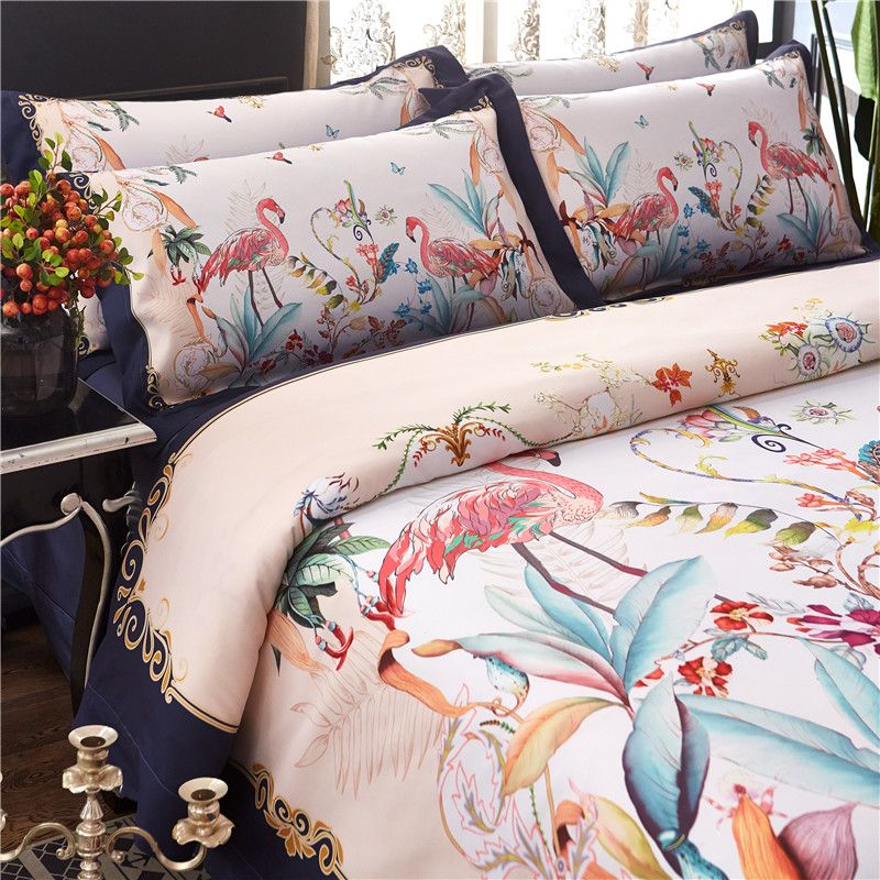 New European Flower Print Bedding Set Ruiyee Brand Rustic Duvet See Larger Image