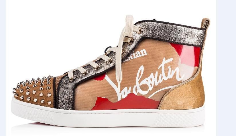 Christian Louboutin Cl Free Shipping Men S And Women S 2019 Fashion Low To Help Casual Red Shoes Sneakers Size 34 46 02
