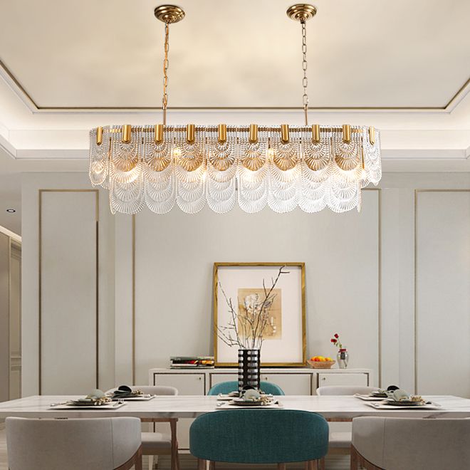 Contemporary Luxury Glass Chandelier Lighting Fixtures Modern