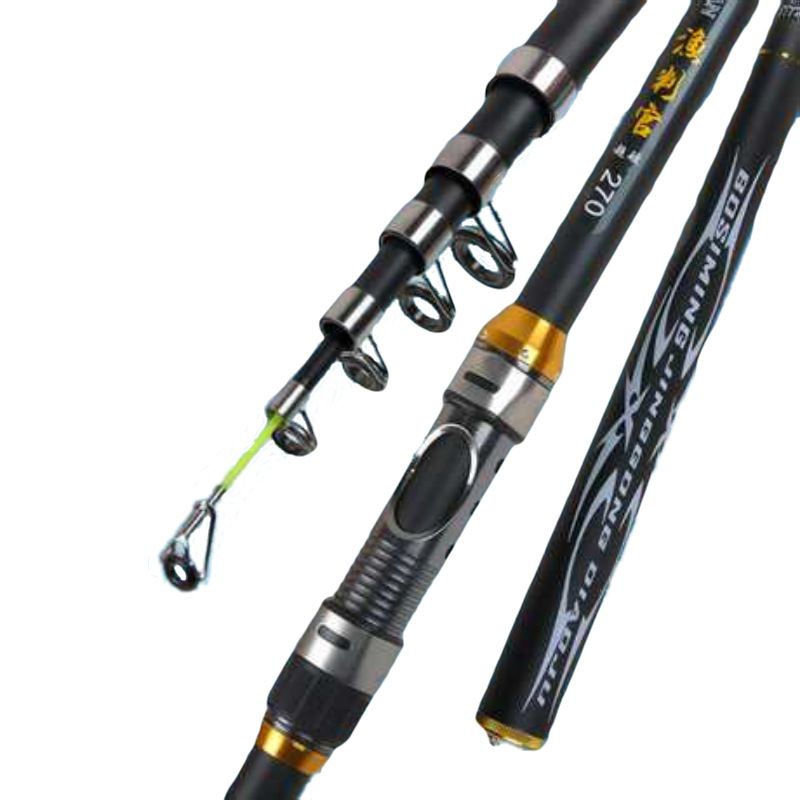 2019 Five Layer Fiber Fishing Rod Sea Bream Wholesale 6.8ft11.8ft Sea Pole Long Shot Throwing